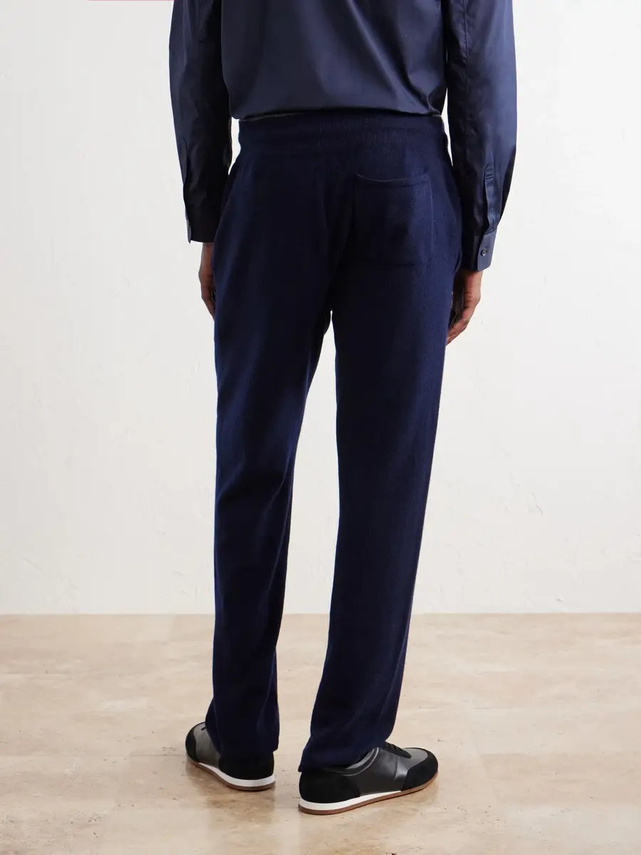 FEDELI Davis Tapered Cashmere Drawstring Sweatpants - Men | Thumbnail 4