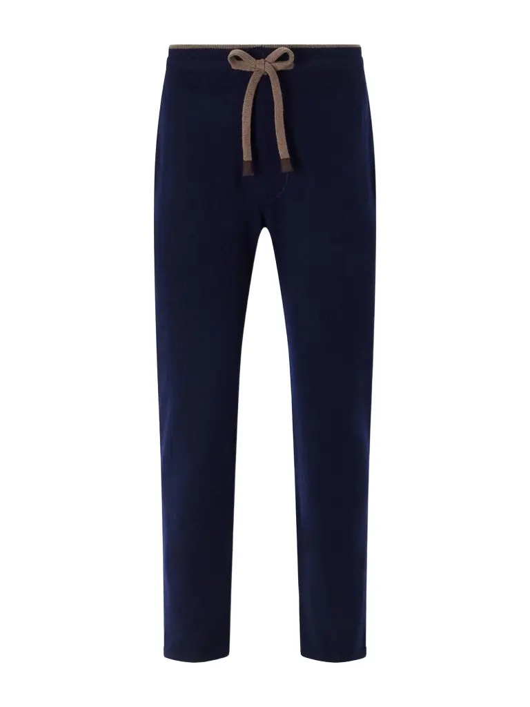 FEDELI Davis Tapered Cashmere Drawstring Sweatpants - Men