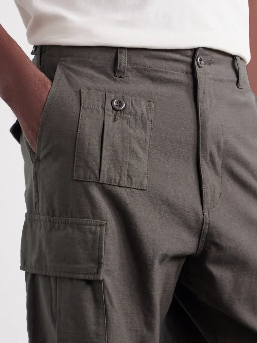 FrizmWORKS Straight-Leg Cotton Cargo Trousers - Men | Thumbnail 5