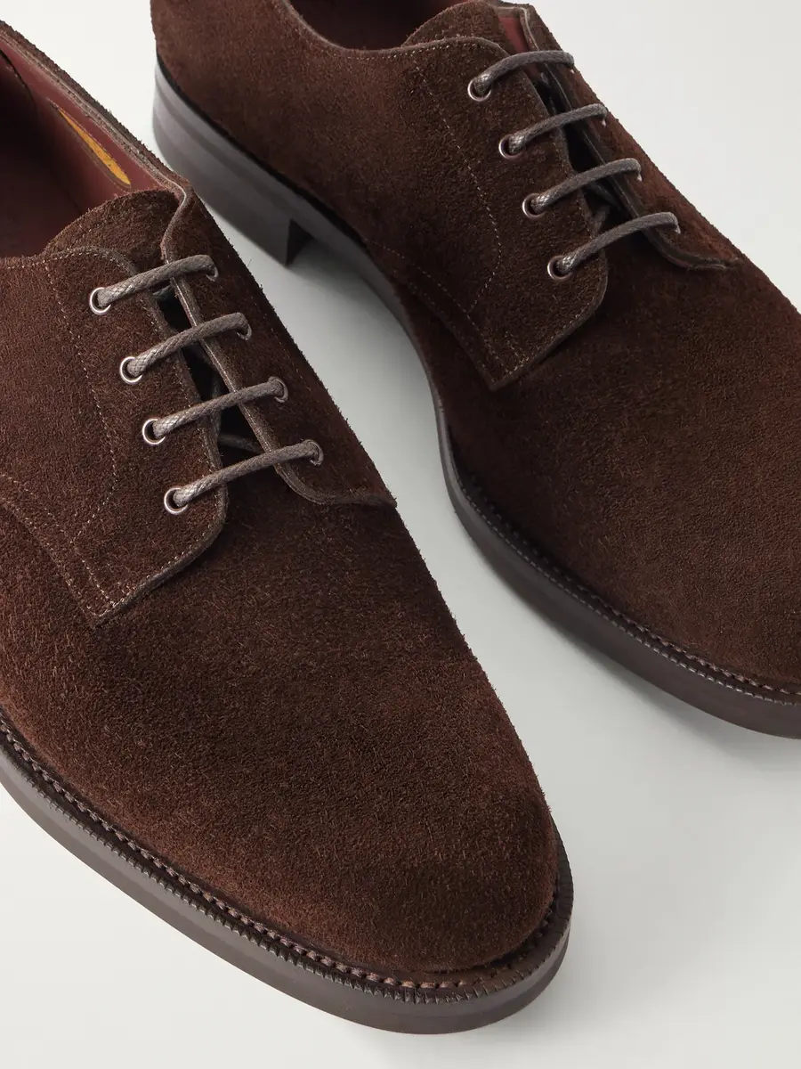 Edward Green Leith Suede Derby Shoes - Men | Thumbnail 5 Edward Green Leith Suede Derby Shoes - Men | Thumbnail 5