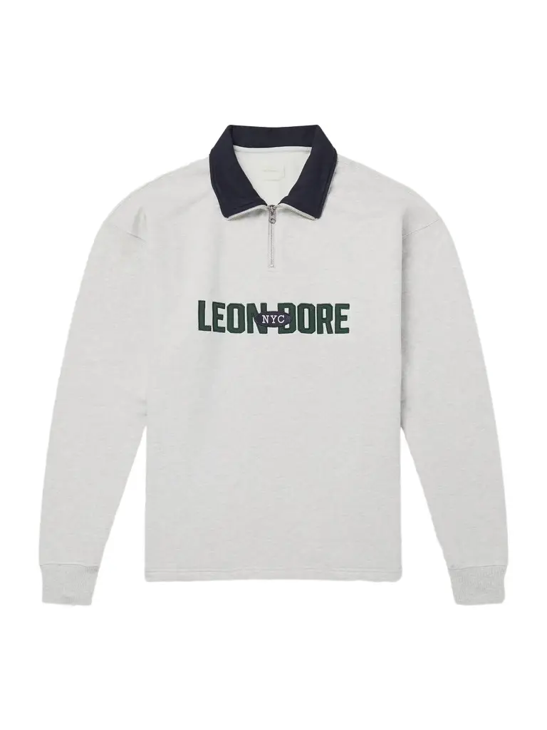 Logo-Appliquéd Cotton Half-Zip Sweatshirt - Men Logo-Appliquéd Cotton Half-Zip Sweatshirt - Men