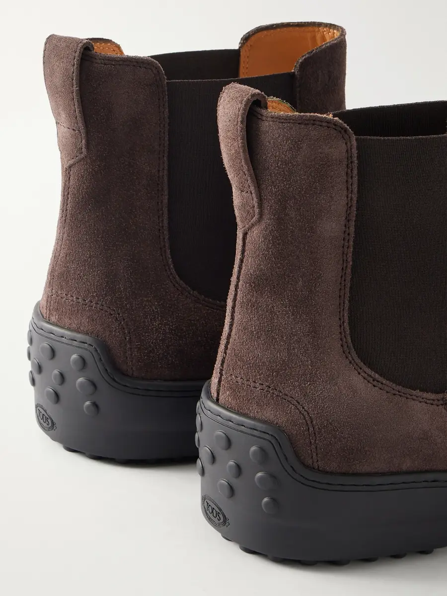 Tod's Winter Gommino Suede Chelsea Boots - Men | Thumbnail 5 Tod's Winter Gommino Suede Chelsea Boots - Men | Thumbnail 5