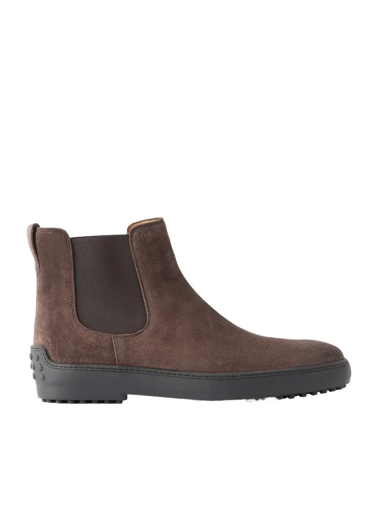 Tod's Winter Gommino Suede Chelsea Boots - Men