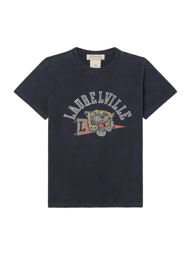 Remi Relief Laurel Ville Distressed Printed Cotton-Jersey T-Shirt - Men