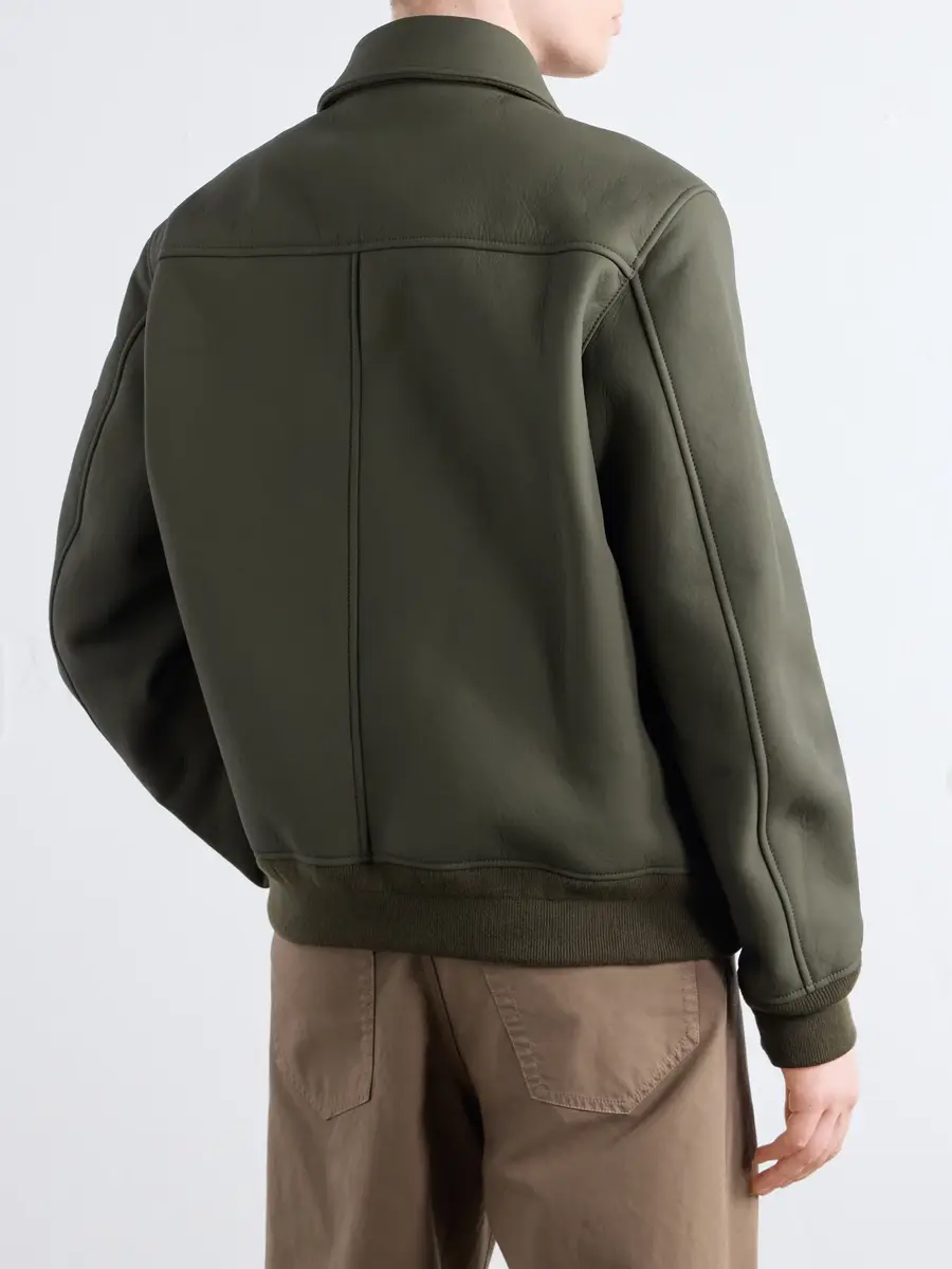 Stone Island STONE ISLAND GHOST Garment-Dyed Rubberised-Leather Jacket - Men | Thumbnail 4 Stone Island STONE ISLAND GHOST Garment-Dyed Rubberised-Leather Jacket - Men | Thumbnail 4