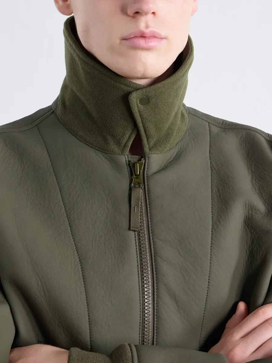 Stone Island STONE ISLAND GHOST Garment-Dyed Rubberised-Leather Jacket - Men | Thumbnail 6 Stone Island STONE ISLAND GHOST Garment-Dyed Rubberised-Leather Jacket - Men | Thumbnail 6