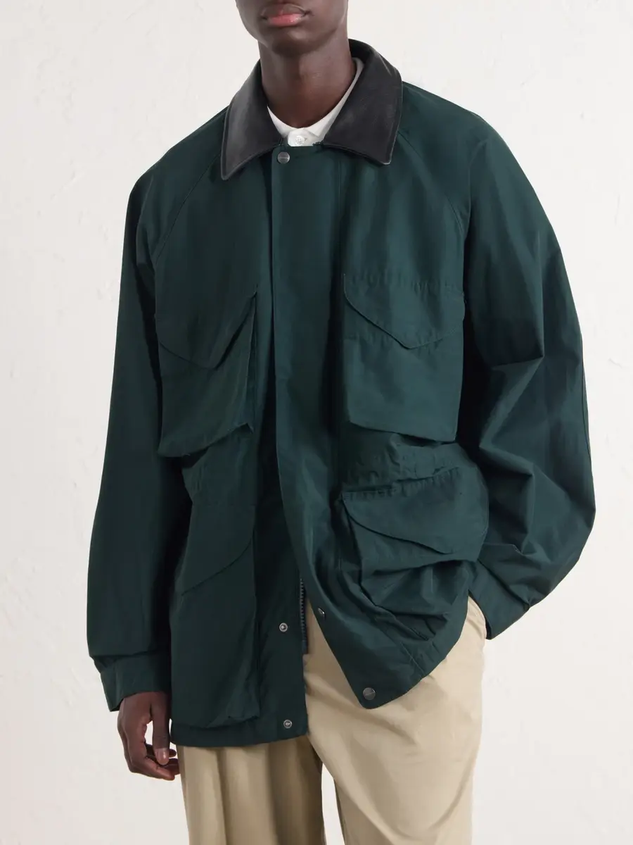 Aimé Leon Dore Leather-Trimmed Cotton-Blend Jacket - Men | Thumbnail 3 Aimé Leon Dore Leather-Trimmed Cotton-Blend Jacket - Men | Thumbnail 3