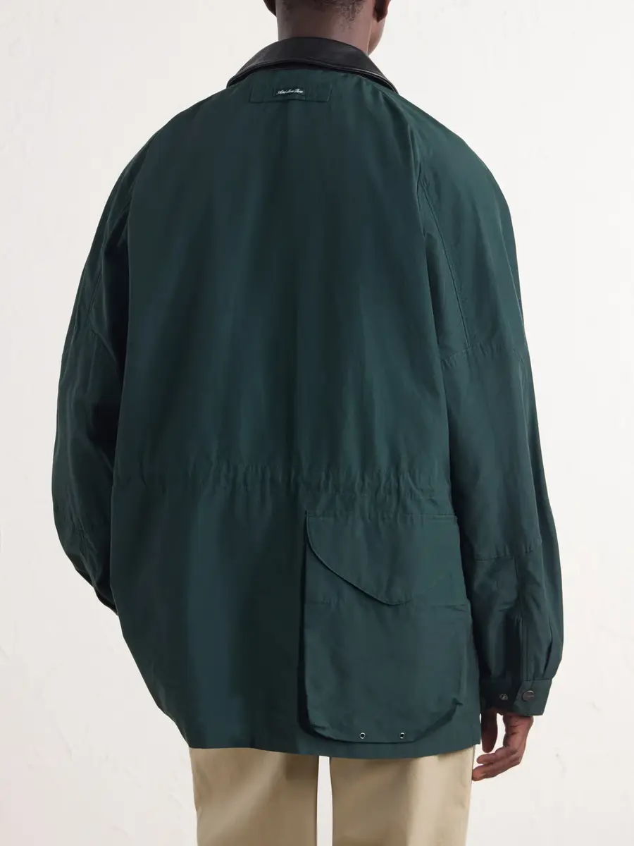 Aimé Leon Dore Leather-Trimmed Cotton-Blend Jacket - Men | Thumbnail 4 Aimé Leon Dore Leather-Trimmed Cotton-Blend Jacket - Men | Thumbnail 4