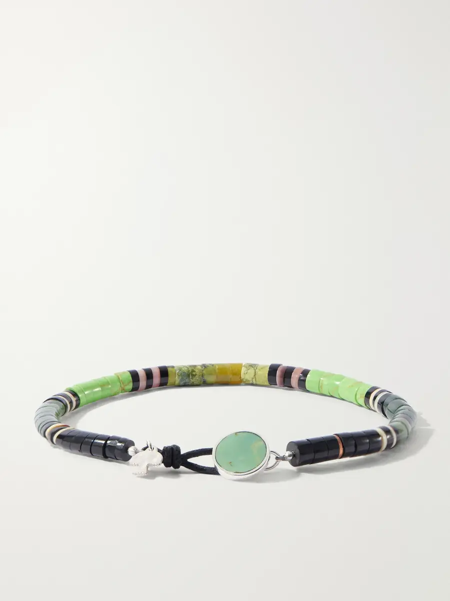 Peyote Bird Orilla Verde Sterling Silver Multi-Stone Bracelet - Men | Thumbnail 3 Peyote Bird Orilla Verde Sterling Silver Multi-Stone Bracelet - Men | Thumbnail 3
