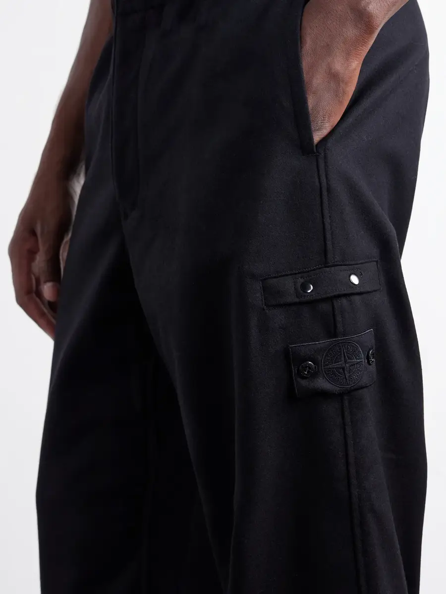 Stone Island GHOST Tapered Wool and Nylon-Blend Flannel Drawstring Trousers - Men | Thumbnail 5 Stone Island GHOST Tapered Wool and Nylon-Blend Flannel Drawstring Trousers - Men | Thumbnail 5