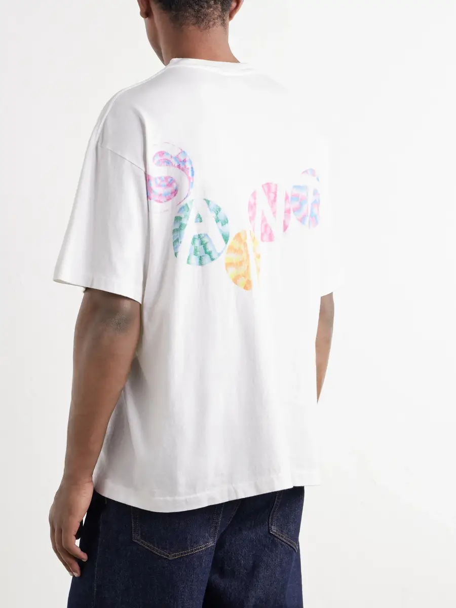SAINT Mxxxxxx Coco Star Sims Distressed Printed Cotton-Jersey T-Shirt - Men | Thumbnail 4 SAINT Mxxxxxx Coco Star Sims Distressed Printed Cotton-Jersey T-Shirt - Men | Thumbnail 4