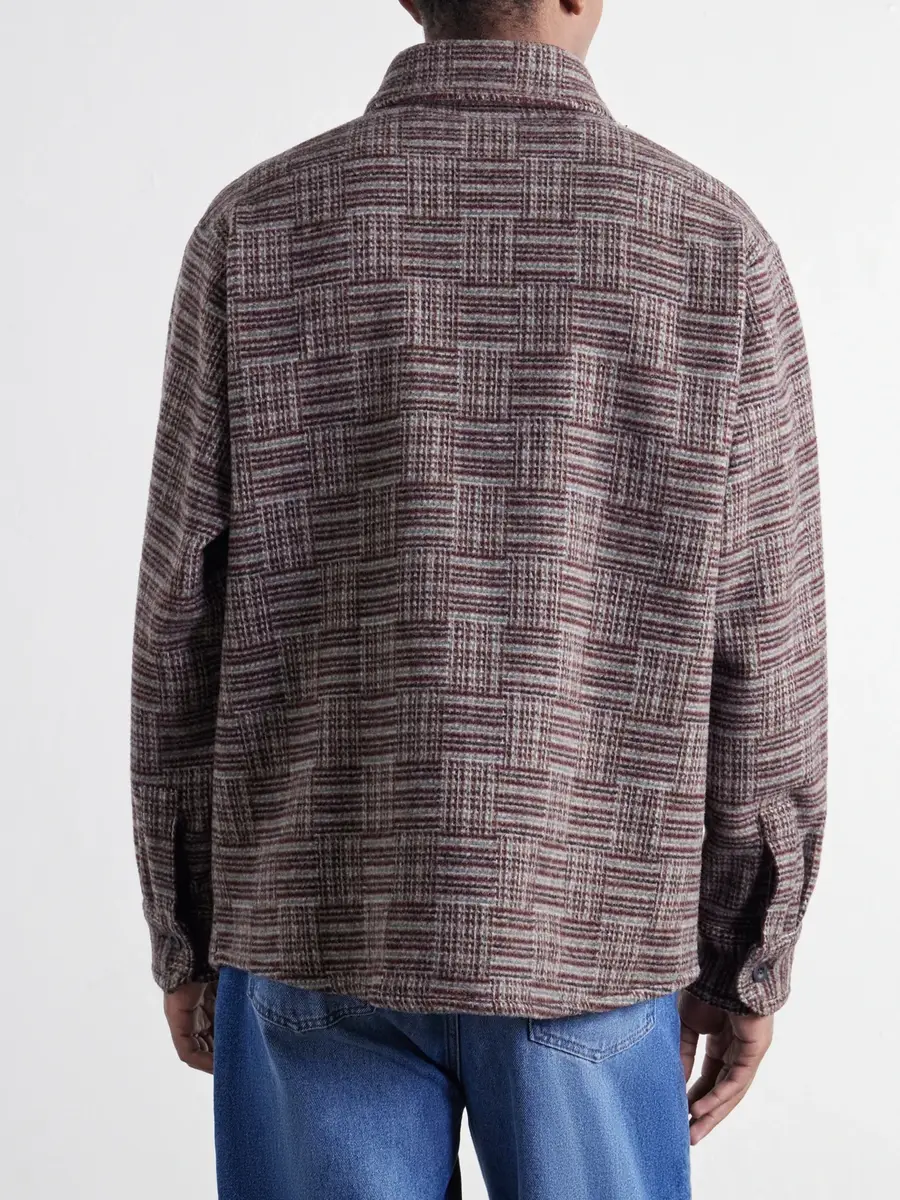 A.P.C. Baptiste Merino Wool Overshirt - Men | Thumbnail 4 A.P.C. Baptiste Merino Wool Overshirt - Men | Thumbnail 4