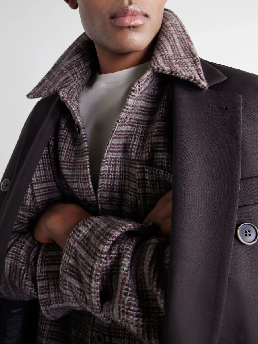 A.P.C. Baptiste Merino Wool Overshirt - Men | Thumbnail 5 A.P.C. Baptiste Merino Wool Overshirt - Men | Thumbnail 5