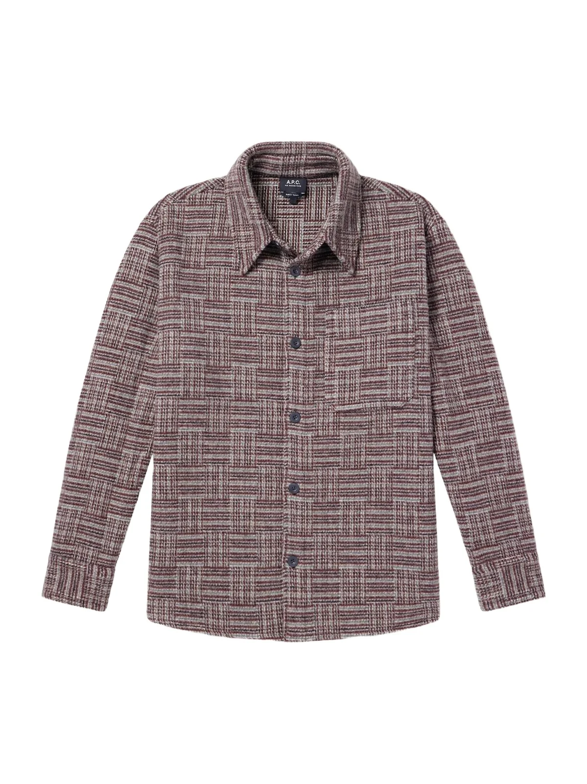 A.P.C. Baptiste Merino Wool Overshirt - Men