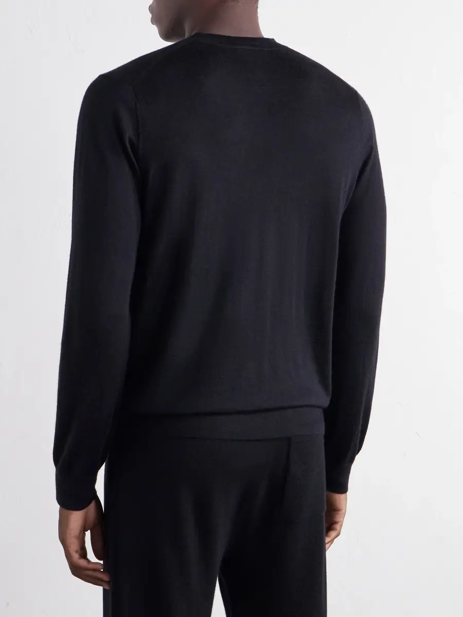 MR P. Cashmere and Silk-Blend Sweater - Men | Thumbnail 4