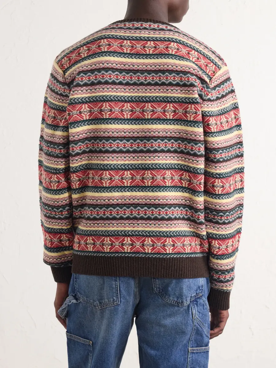Aimé Leon Dore Fair Isle Wool-Blend Sweater - Men | Thumbnail 4