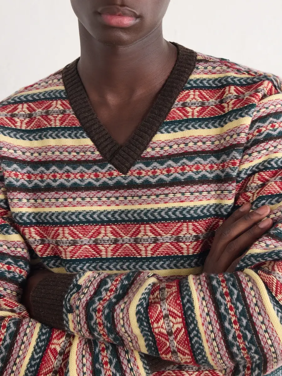 Aimé Leon Dore Fair Isle Wool-Blend Sweater - Men | Thumbnail 5