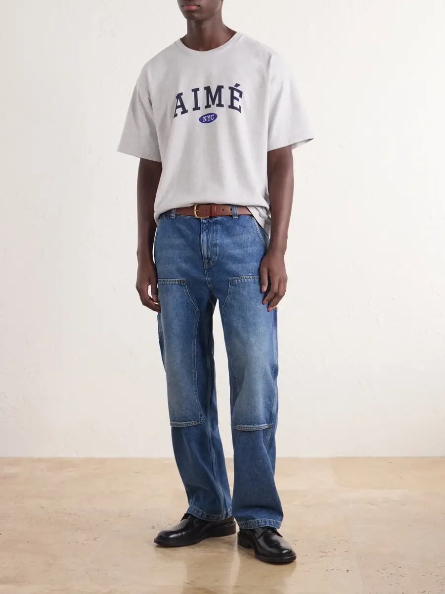 Aimé Leon Dore Logo-Print Cotton-Jersey T-Shirt - Men | Thumbnail 2 Aimé Leon Dore Logo-Print Cotton-Jersey T-Shirt - Men | Thumbnail 2