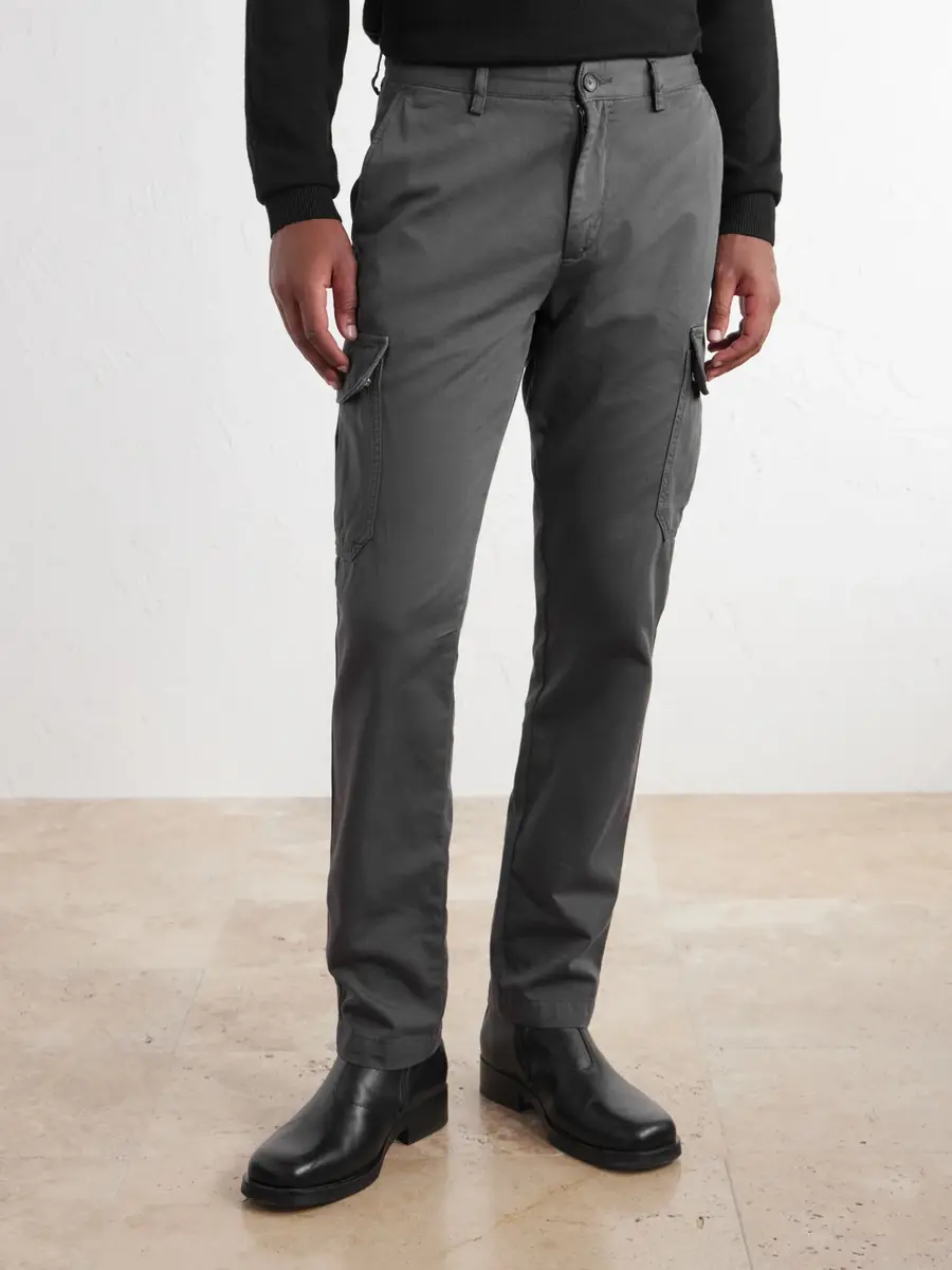 MR P. Samuel Slim-Fit Straight-Leg Organic Cotton-Twill Cargo Trousers - Men | Thumbnail 3 MR P. Samuel Slim-Fit Straight-Leg Organic Cotton-Twill Cargo Trousers - Men | Thumbnail 3