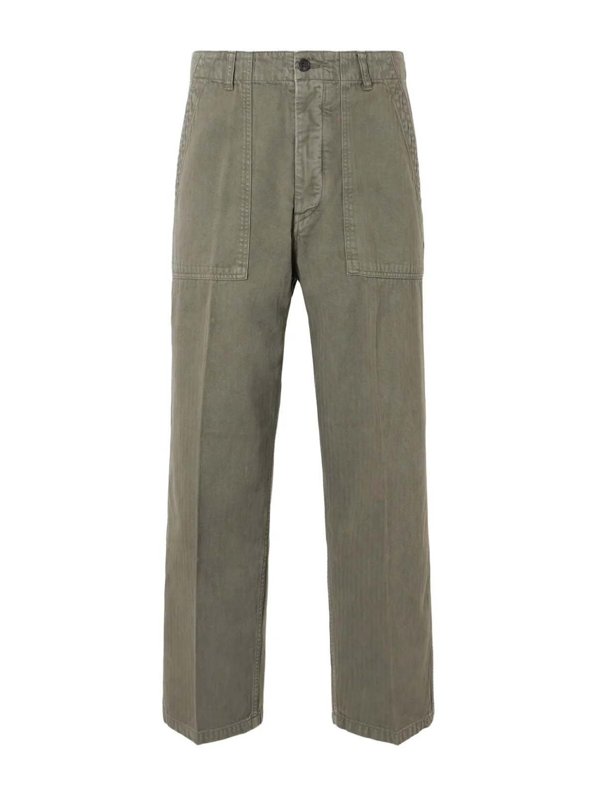 Visvim Benning Straigh-Leg Herringbone Cotton Trousers - Men