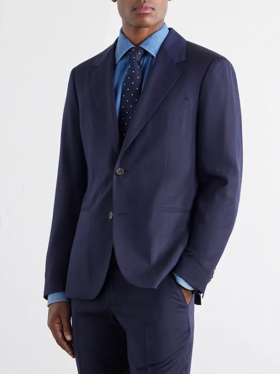 MR P. Wool, Silk and Linen-Blend Suit Jacket - Men | Thumbnail 3 MR P. Wool, Silk and Linen-Blend Suit Jacket - Men | Thumbnail 3