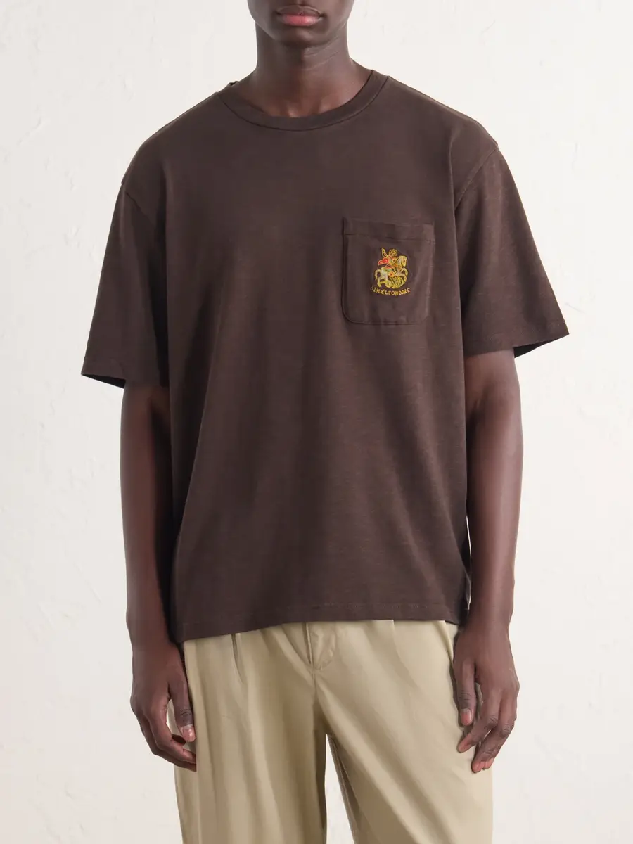 Aimé Leon Dore St. George Logo-Embroidered Cotton-Jersey T-Shirt - Men | Thumbnail 3 Aimé Leon Dore St. George Logo-Embroidered Cotton-Jersey T-Shirt - Men | Thumbnail 3