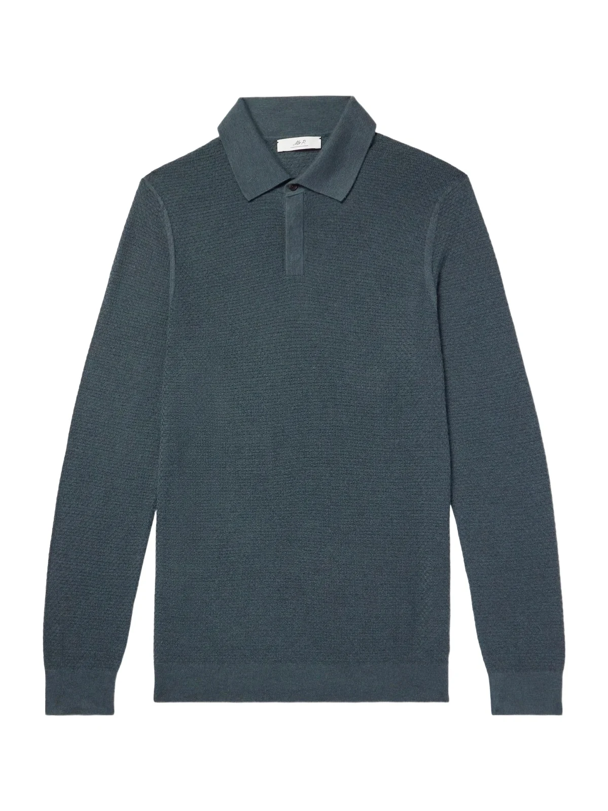 Cashmere and Silk-Blend Polo Sweater - Men Cashmere and Silk-Blend Polo Sweater - Men