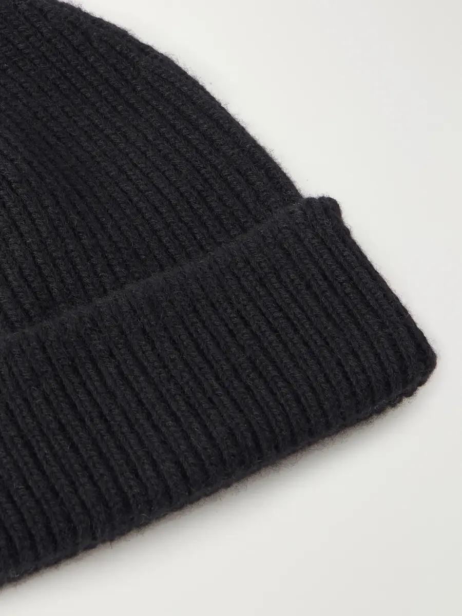 Johnstons of Elgin Ribbed Cashmere Beanie - Men | Thumbnail 4 Johnstons of Elgin Ribbed Cashmere Beanie - Men | Thumbnail 4