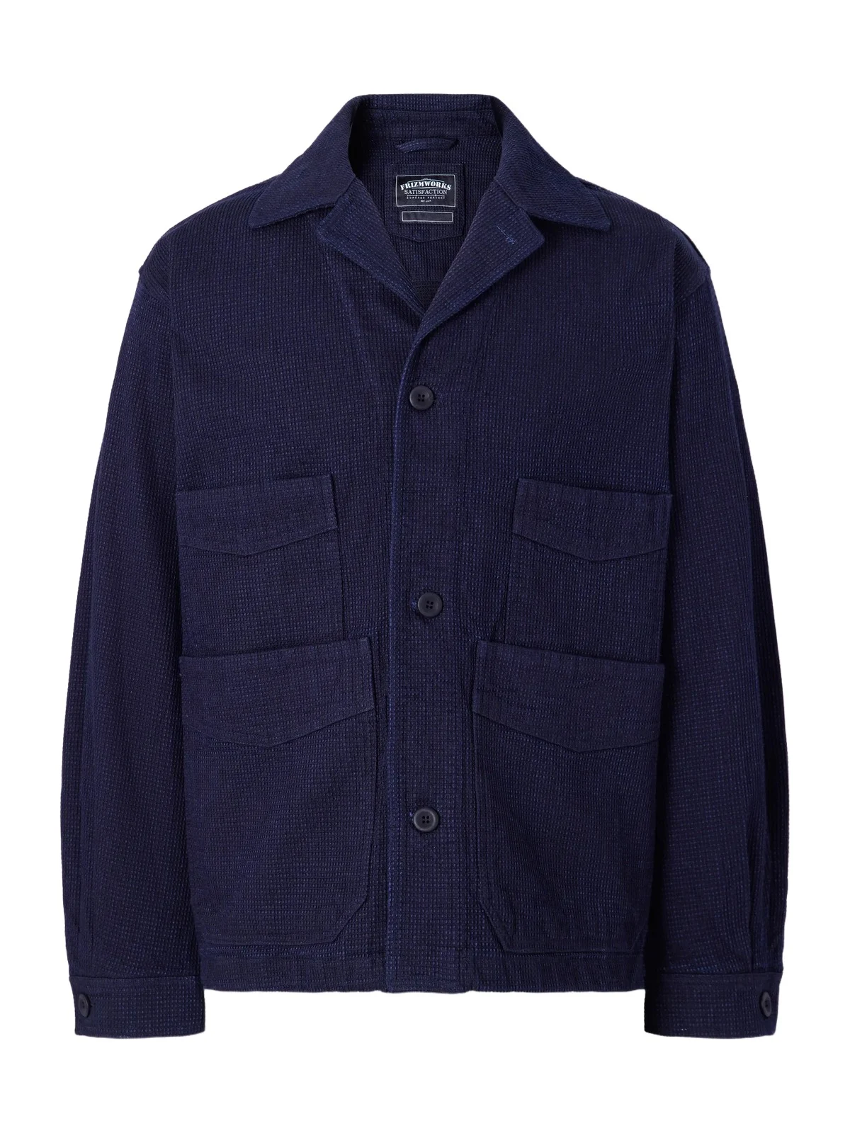 FrizmWORKS Waffle-Knit Cotton Jacket - Men