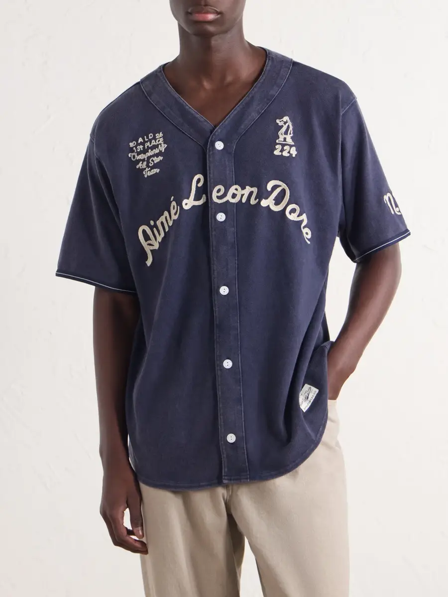 Aimé Leon Dore Logo-Embroidered Cotton Shirt - Men | Thumbnail 3 Aimé Leon Dore Logo-Embroidered Cotton Shirt - Men | Thumbnail 3