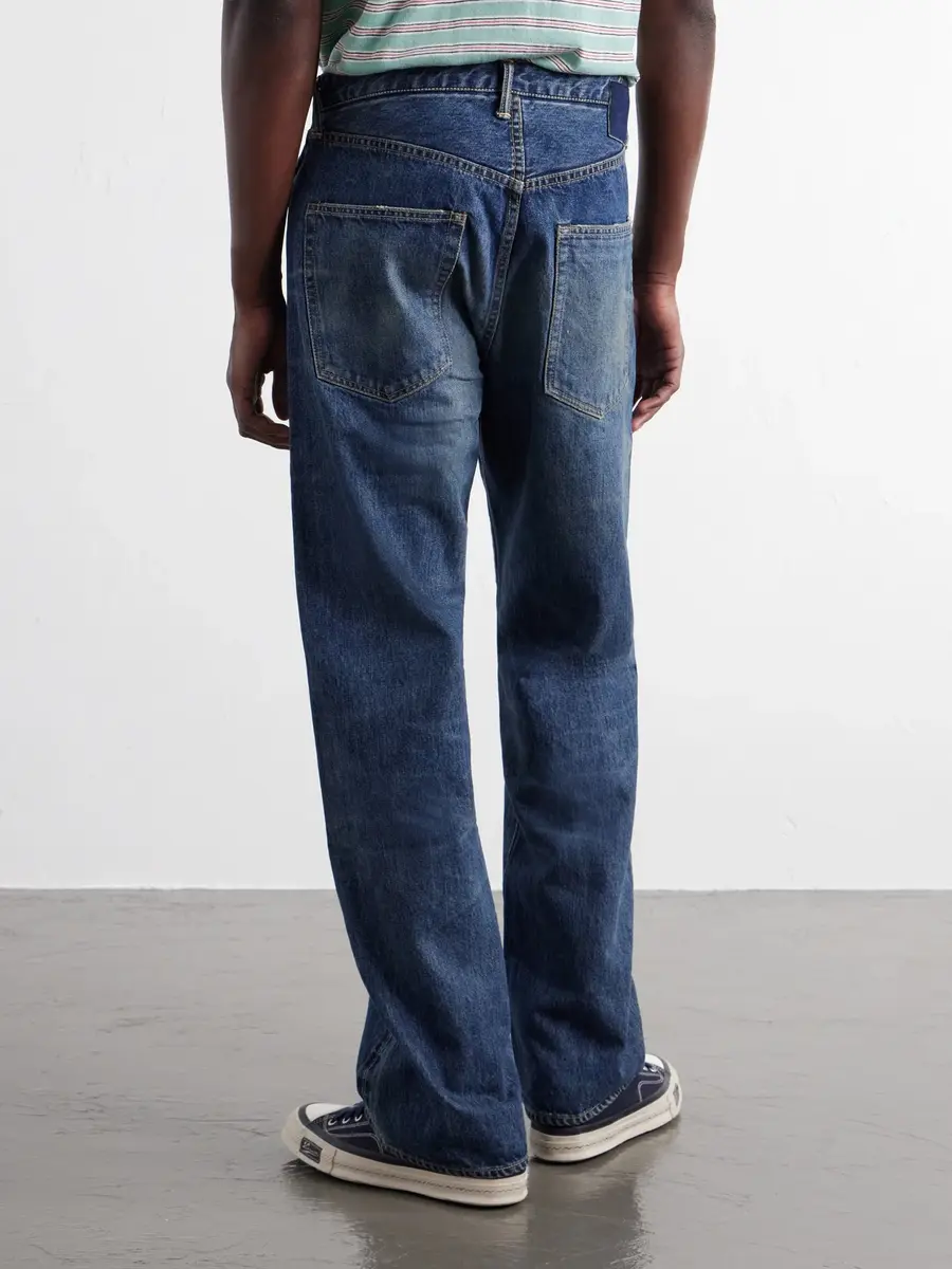 Visvim Social Sculpture 01 Wide-Leg Distressed Jeans - Men | Thumbnail 4