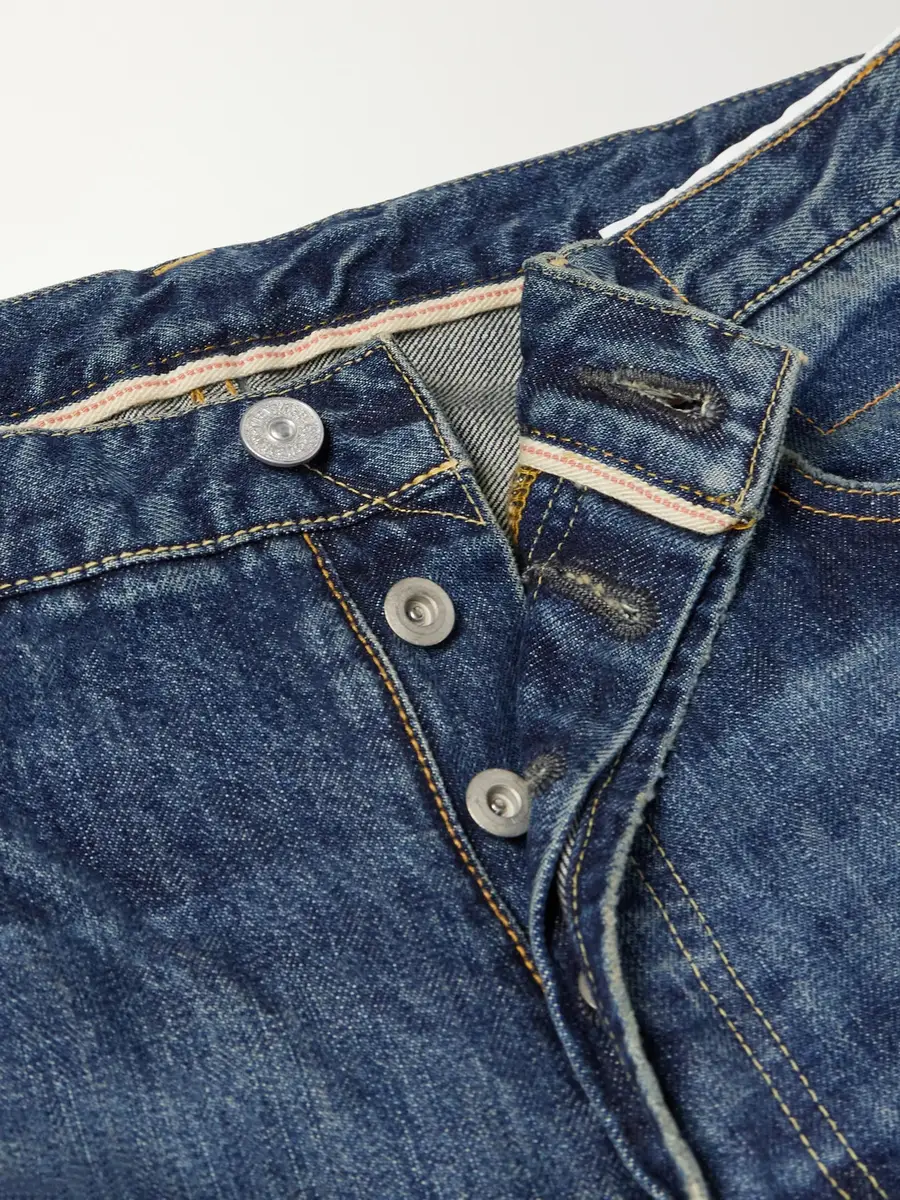 Visvim Social Sculpture 01 Wide-Leg Distressed Jeans - Men | Thumbnail 6