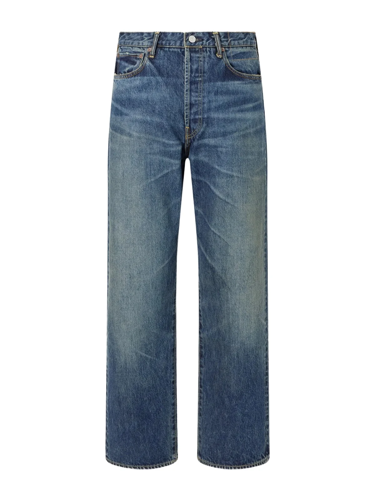 Visvim Social Sculpture 01 Wide-Leg Distressed Jeans - Men