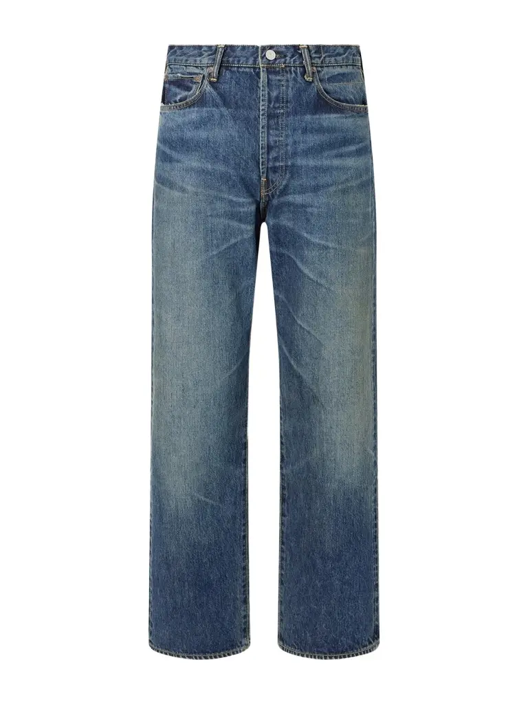 Social Sculpture 01 Wide-Leg Distressed Jeans - Men Social Sculpture 01 Wide-Leg Distressed Jeans - Men