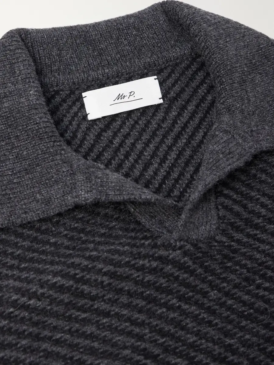 MR P. Wool Polo Sweater - Men | Thumbnail 6 MR P. Wool Polo Sweater - Men | Thumbnail 6