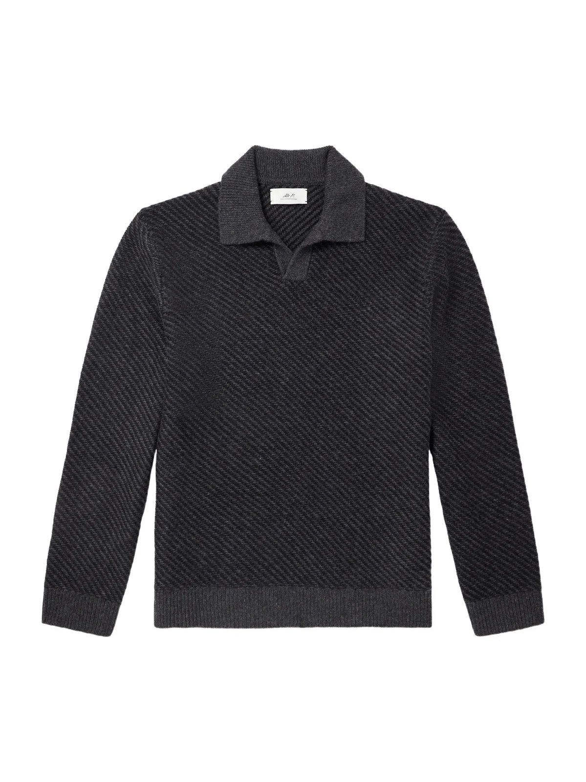 Wool Polo Sweater - Men