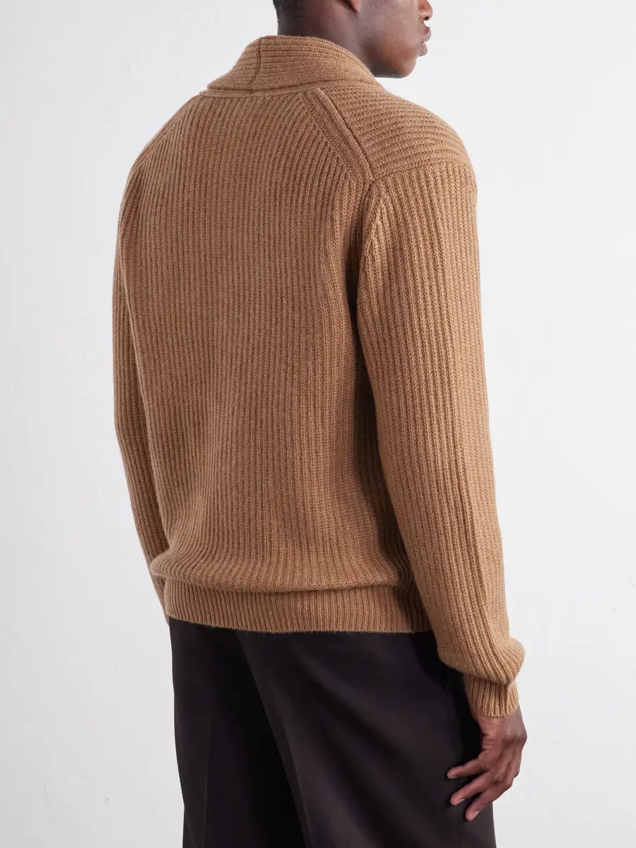 MR P. Ribbed Wool and Cashmere-Blend Cardigan - Men | Thumbnail 4 MR P. Ribbed Wool and Cashmere-Blend Cardigan - Men | Thumbnail 4