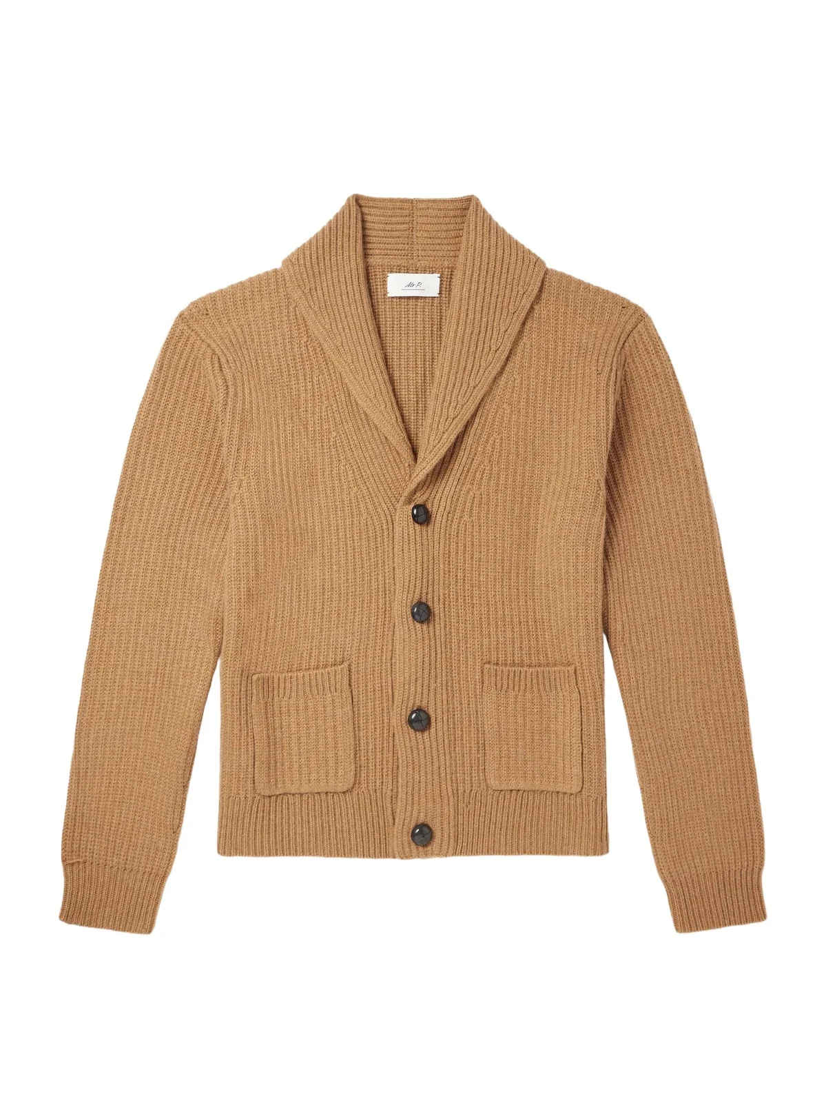 Ribbed Wool and Cashmere-Blend Cardigan - Men Ribbed Wool and Cashmere-Blend Cardigan - Men
