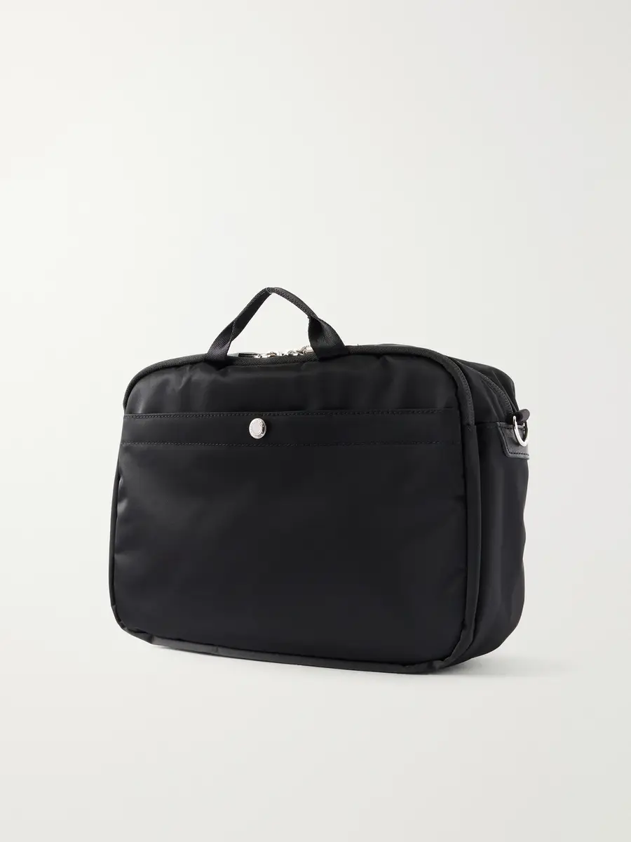 Master-Piece Proress Leather-Trimmed Twill Messenger Bag - Men | Thumbnail 4 Master-Piece Proress Leather-Trimmed Twill Messenger Bag - Men | Thumbnail 4