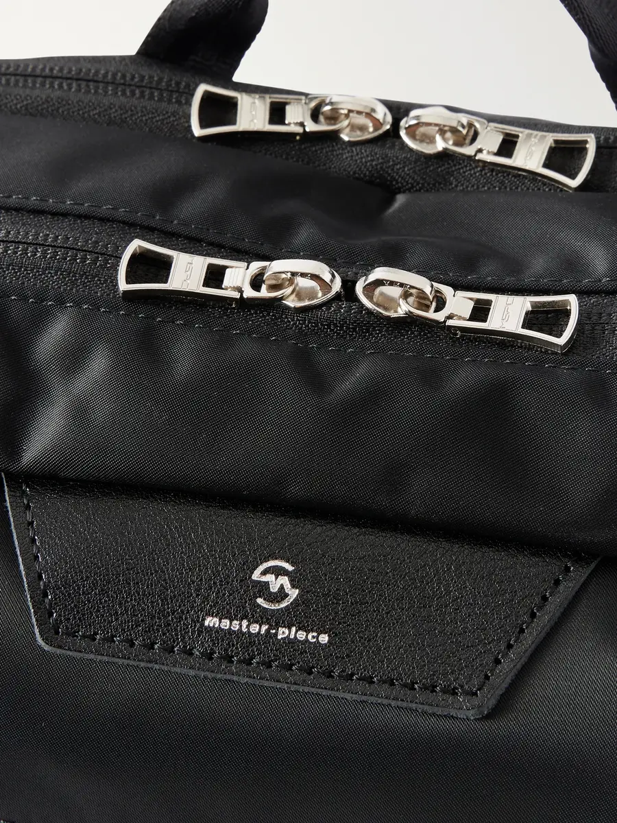 Master-Piece Proress Leather-Trimmed Twill Messenger Bag - Men | Thumbnail 5 Master-Piece Proress Leather-Trimmed Twill Messenger Bag - Men | Thumbnail 5