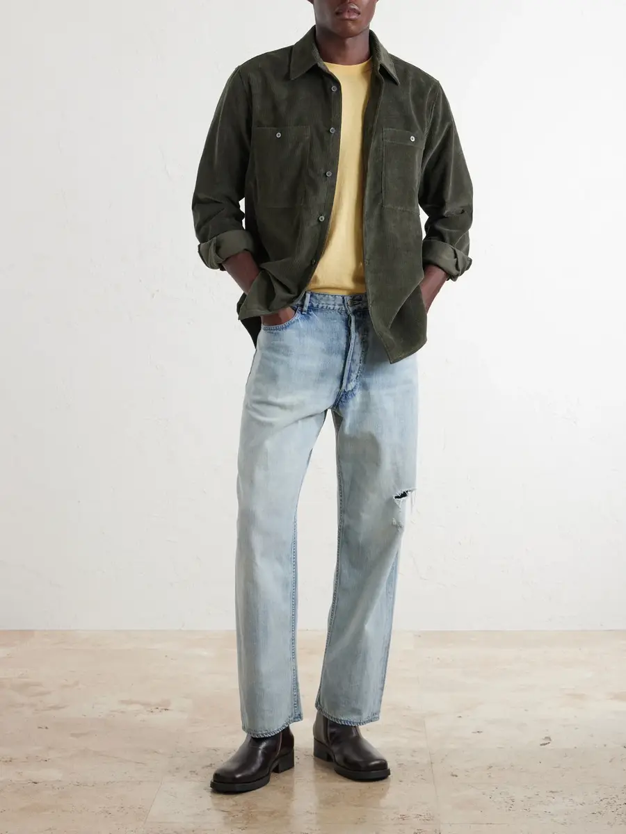 MR P. Cotton and Cashmere-Blend Corduroy Shirt - Men | Thumbnail 2 MR P. Cotton and Cashmere-Blend Corduroy Shirt - Men | Thumbnail 2