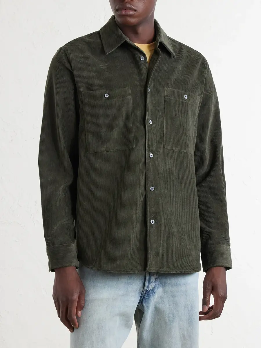 MR P. Cotton and Cashmere-Blend Corduroy Shirt - Men | Thumbnail 3 MR P. Cotton and Cashmere-Blend Corduroy Shirt - Men | Thumbnail 3