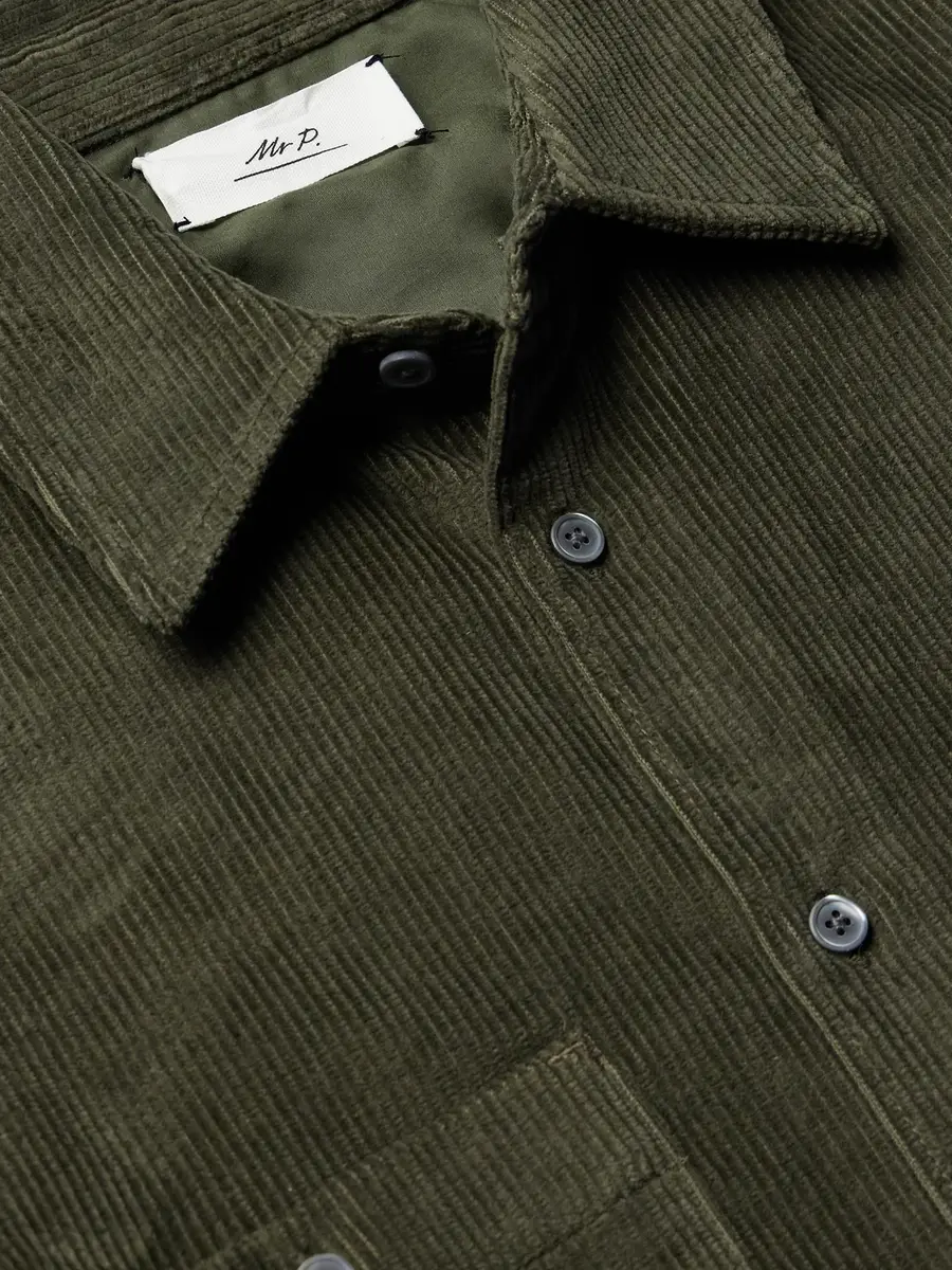 MR P. Cotton and Cashmere-Blend Corduroy Shirt - Men | Thumbnail 6 MR P. Cotton and Cashmere-Blend Corduroy Shirt - Men | Thumbnail 6