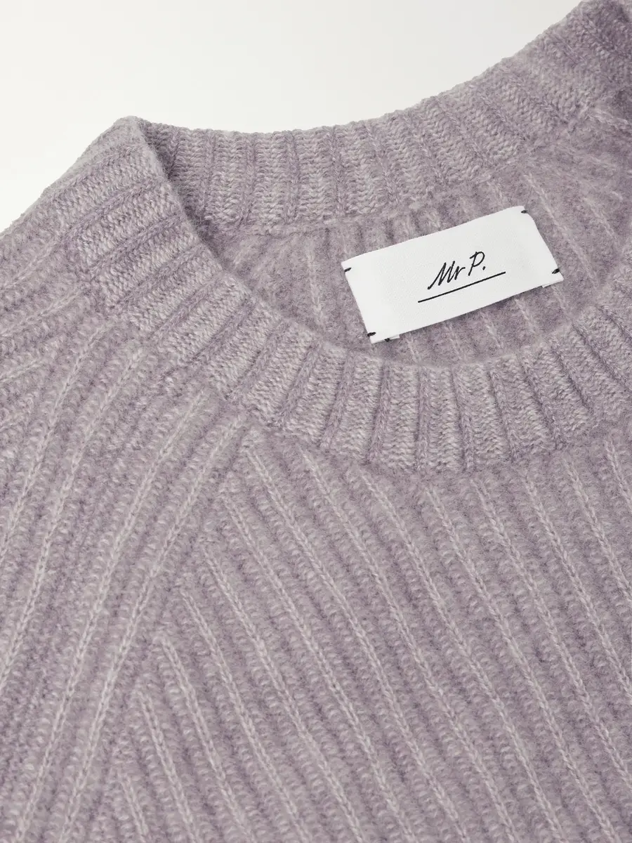 MR P. Ribbed Cashmere Sweater - Men | Thumbnail 6