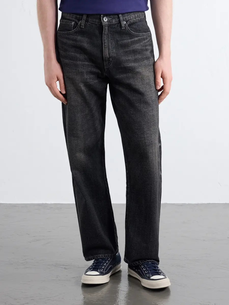 Neighborhood Washed Straight-Leg Jeans - Men | Thumbnail 3