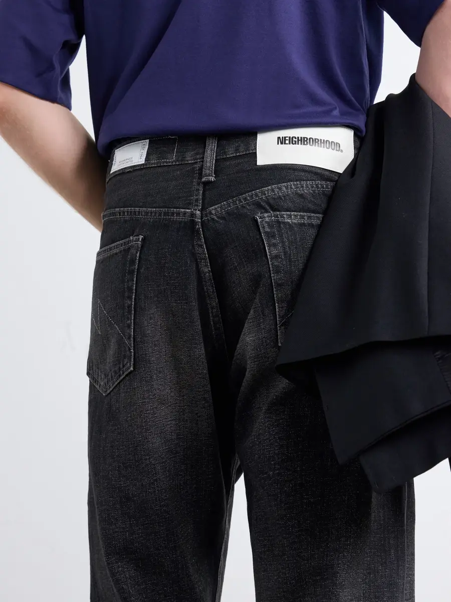 Neighborhood Washed Straight-Leg Jeans - Men | Thumbnail 5