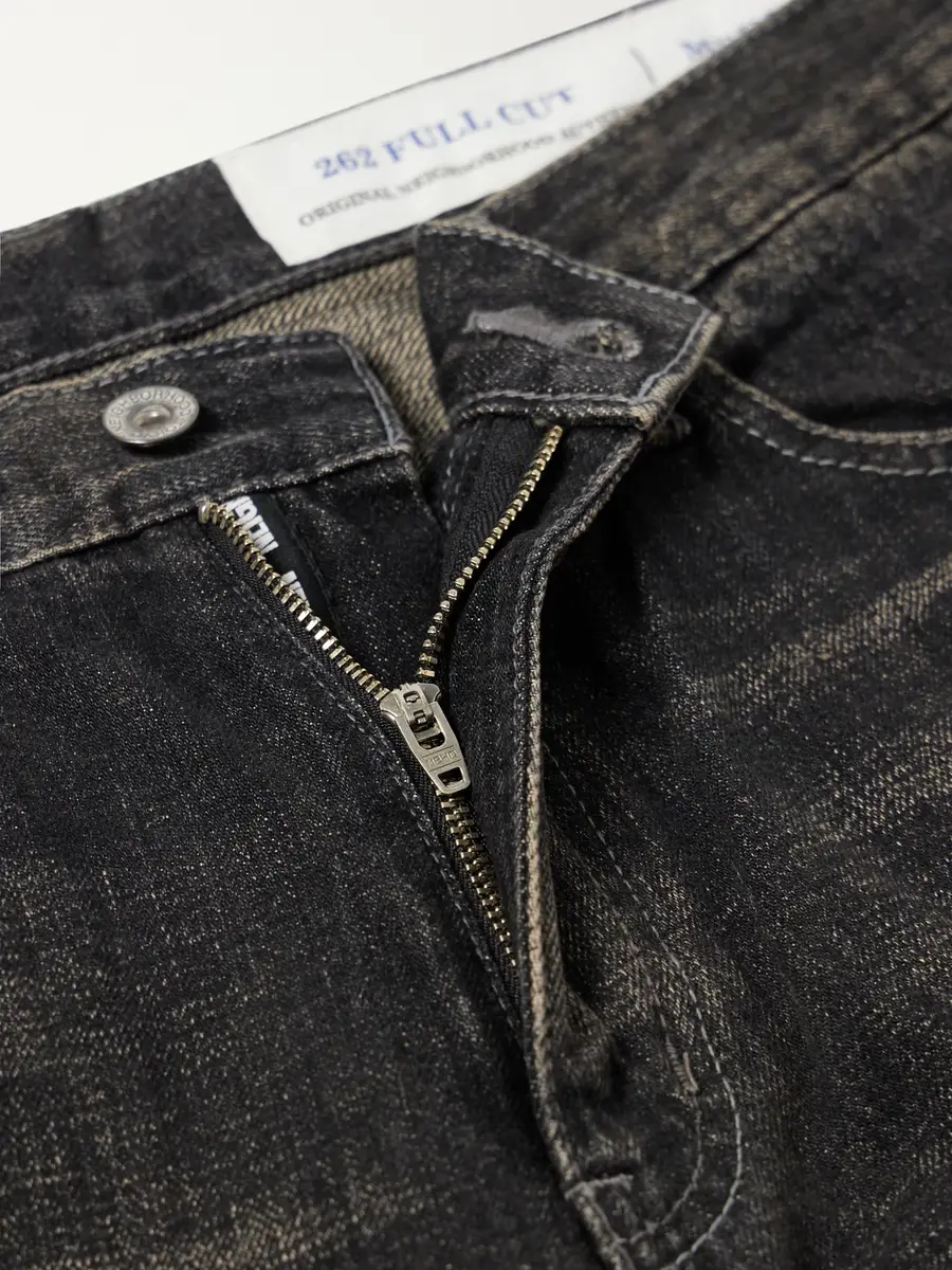 Neighborhood Washed Straight-Leg Jeans - Men | Thumbnail 6