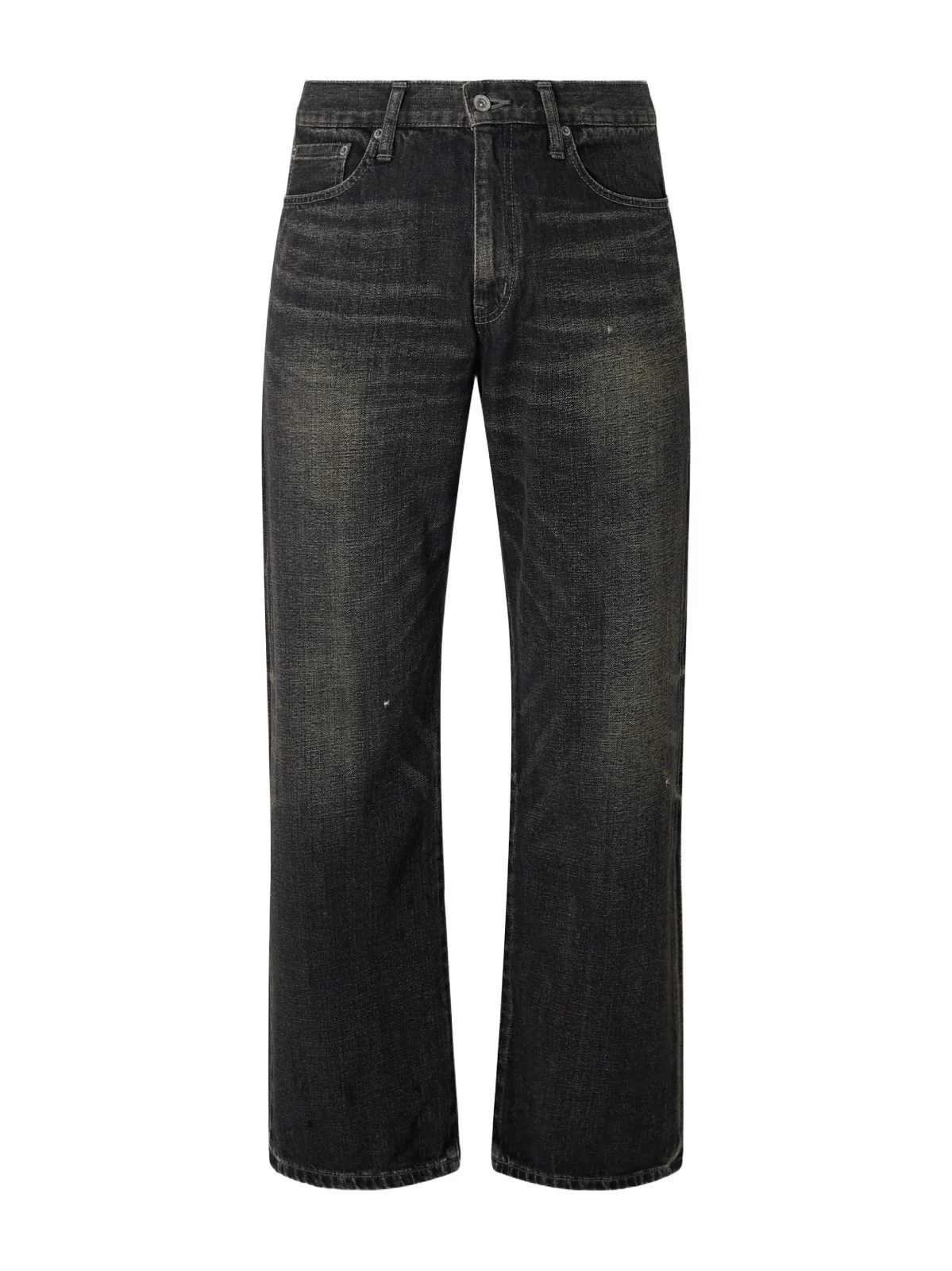 Washed Straight-Leg Jeans - Men Washed Straight-Leg Jeans - Men