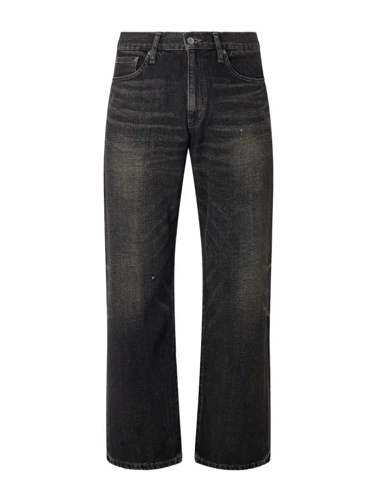 Neighborhood Washed Straight-Leg Jeans - Men