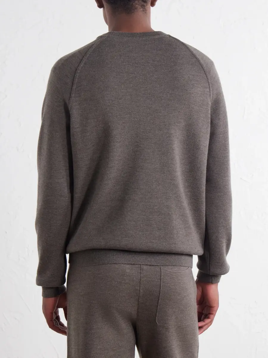 Thom Sweeney Wool Sweatshirt - Men | Thumbnail 4 Thom Sweeney Wool Sweatshirt - Men | Thumbnail 4